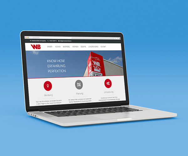 Website für Schreinerei